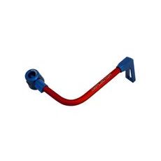 Lever guard ACCOSSATO DE001 with red hose and joint right, aluminium
