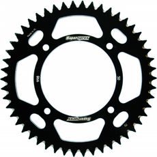 Aluminijasti zadnji verižnik (zobnik) SUPERSPROX RAL-998:50-BLK črna 50T, 428