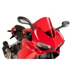 Windscreen PUIG RACING 7621R rdeč