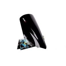 Windscreen PUIG RACING 4061N črna