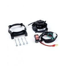 Radiator cooling fan and mounting kit SPAL EP-RFS-PLB10/19-SW with ON/OFF switch
