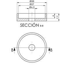 Mirror adaptor PUIG 3159N črna bar end
