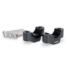 Risers PUIG 22037N črna height 20mm, d 29,2mm