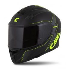Integralna čelada CASSIDA Integral GT 2.1 Flash matt black/ fluo yellow/ dark grey M