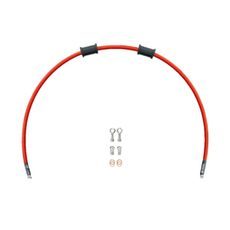 Set cevi za sklopko Venhill POWERHOSEPLUS KAW-11010CS-RD (1 cev v kompletu) Red hoses, stainless fittings
