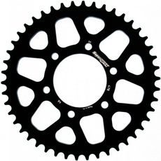 Aluminijasti zadnji verižnik (zobnik) SUPERSPROX RAL-478:46-BLK črna 46T, 520
