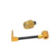 Lever guard in carbon + right end ACCOSSATO DE010 with black hose and joint levi