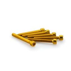 Screws PUIG ANODIZED 0370G yellow M6 x 45mm (6pcs)
