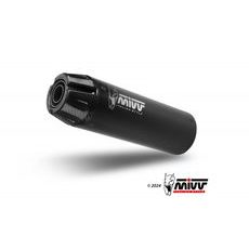 Celoten izpušni sistem 2x1 MIVV HR-1 K.060.SH1BGN Black with carbon cap