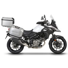 Komplet aluminijastih kovčkov z nosilci in ploščo SHAD TERRA, 48L zadnji kovček in 36L stranski kovčki SHAD SUZUKI DL 1000 V-Strom/ DL 1050 V-Strom