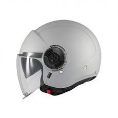 Jet čelada MT Helmets VIALE SV S SOLID A12 MATT GREY L