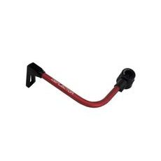 Lever guard ACCOSSATO DE002 with red hose and joint left, aluminium