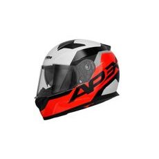 Integralna čelada CASSIDA APEX CONTRAST red fluo/ black/ white/ grey S