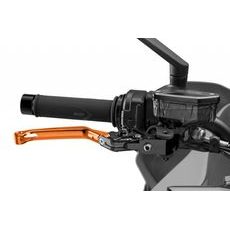 Brake lever without adapter PUIG 4.0 4110TN poklopna (foldable) orange/black