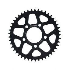 Aluminijasti zadnji verižnik (zobnik) SUPERSPROX RAL-728:45-BLK črna 45T, 520