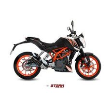 Celoten izpušni sistem 1x1 STORM GP KT.012.LXSB Kovinsko črna