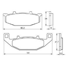 Zavorne obloge ACCOSSATO AGPA153 OR