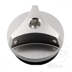 Oil filler cap PRO BOLT aluminium srebrna