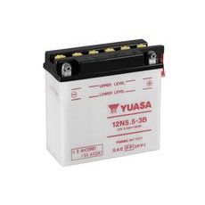 Conventional 12V battery NO ACID YUASA 12N5.5-3B