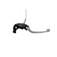Brake lever folding ACCOSSATO LV021 with integrated adjuster for Nissin radial master cylinder srebrna