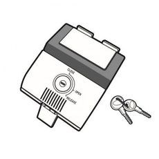 Locking system SHAD D1B481MAR za SH48 temno siva