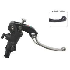 Radial brake master cylinder ACCOSSATO PC011 19 x 19 with folding lever,silver