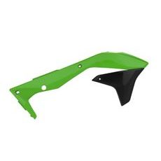 Radiator scoops POLISPORT 8418300001 (par) green 05/black