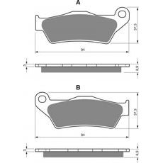 Zavorne obloge GOLDFREN 349 S3