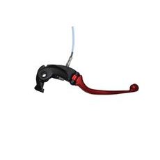 Brake lever folding ACCOSSATO LV022 with integrated adjuster for Nissin radial master cylinder rdeč