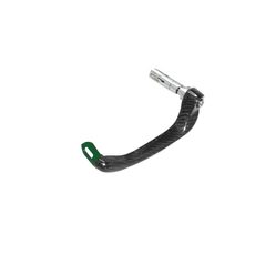 Lever guard ACCOSSATO "Ultra-Light" DE012 with green eyelet and insert left, carbon