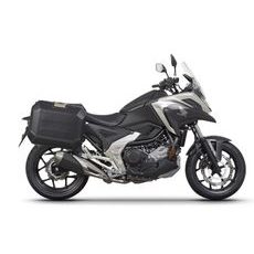 Komplet stranskih aluminijastih kovčkov z nosilci 47L SHAD TERRA BLACK SHAD HONDA NC 750 X 2021-
