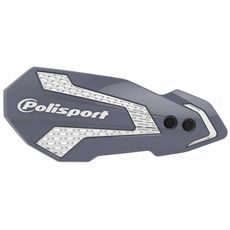Handguard POLISPORT MX FLOW 8308200041 Grey/White with mounting system