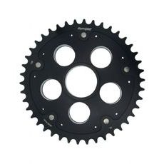 Rear sprocket STEALTH with alloy disc SUPERSPROX RSA-736:42-BLK Črn 42T, 520