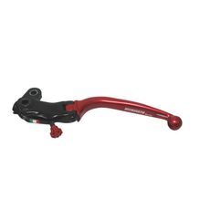 Folding lever ACCOSSATO LV016 in aluminium for ACCOSSATO full clutch rdeč