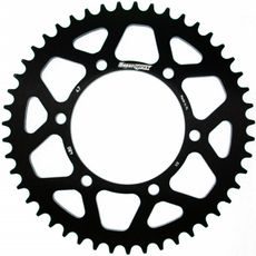 Aluminijasti zadnji verižnik (zobnik) SUPERSPROX RAL-480:47-BLK črna 47T, 525