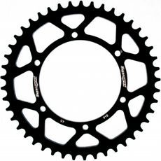 Aluminijasti zadnji verižnik (zobnik) SUPERSPROX RAL-846:45-BLK črna