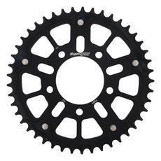 Zadnji verižnik (zobnik) SUPERSPROX STEALTH RST-7091:45-BLK črna 45T, 520