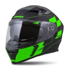 Integralna čelada CASSIDA INTEGRAL 3.0 ROXOR black matt/ green/ grey XL