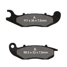 Zavorne obloge EBC MXS465
