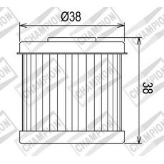 Oljni filter CHAMPION COF067 100609475