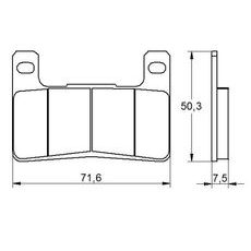 Zavorne obloge ACCOSSATO AGPA109 EV1