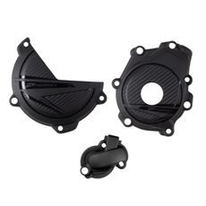 Engine covers protection kit POLISPORT 91372 Črn