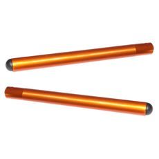 Clip-ons ACCOSSATO TB003 aluminium, 280mm with caps, Orange