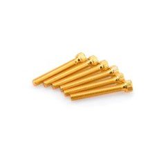 Screws PUIG ANODIZED 0540G yellow M8 x 55mm (6pcs)
