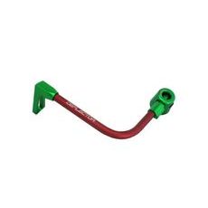 Lever guard ACCOSSATO DE002 with red hose and joint left, aluminium