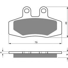 Zavorne obloge GOLDFREN 026 AD OFF-ROAD FRONT