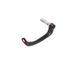 Lever guard ACCOSSATO "Ultra-Light" DE012 with red eyelet and insert left, carbon