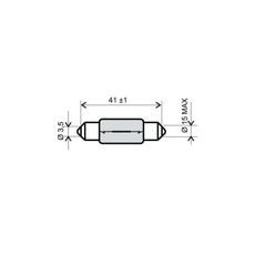 Žarnica RMS FLOSSER 246510126 6V-15W T 15x42