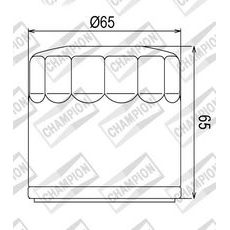 Oljni filter CHAMPION COF454 100609795
