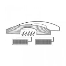 Reflector SHAD D1B451CAR za SH45 bela